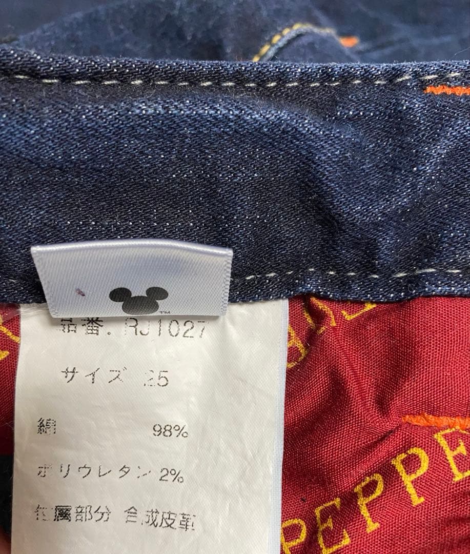 RED PEPPER レッドペッパー 刺繍　y2k ディズニー　ミニー　デニム