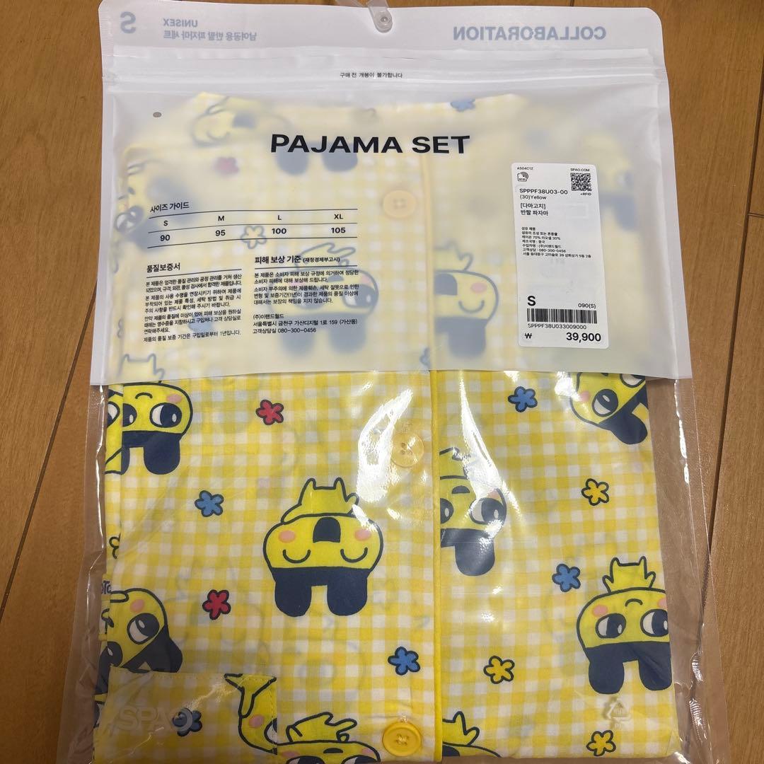韓国限定　SPAO 　たまごっち　 半袖パジャマ　まめっち