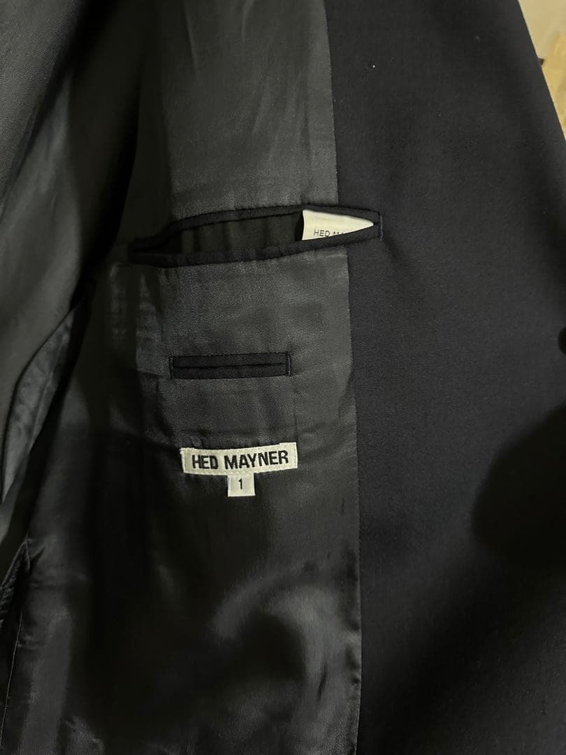 HED MAYNER ネイビー テーラードジャケットとスラックス