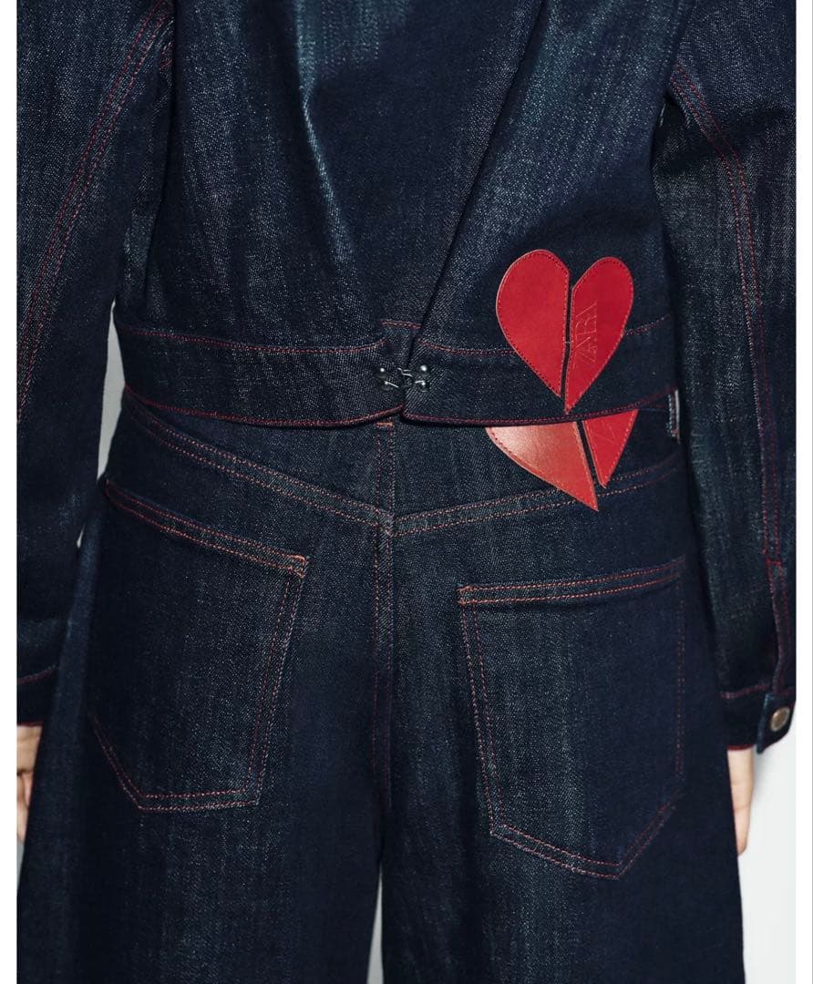 タグ付新品★ZARAのZ1975ハイウエストバレルフィットデニムパンツ★EU44