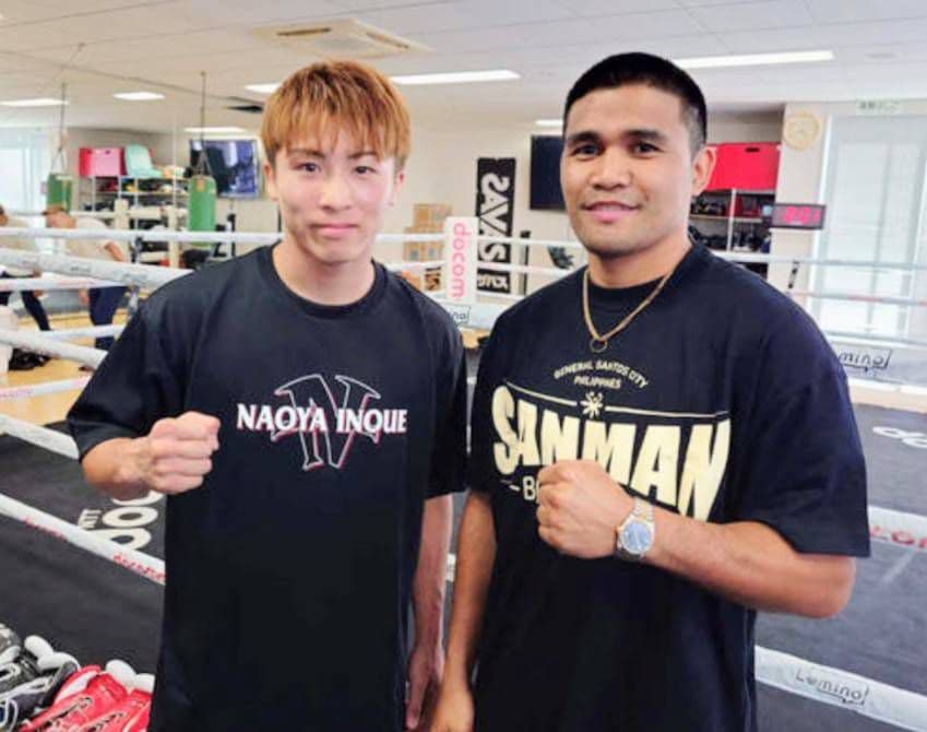 井上尚弥 VS ムロジョン・アフマダリエフ 後援会Tシャツ キーホルダーセット