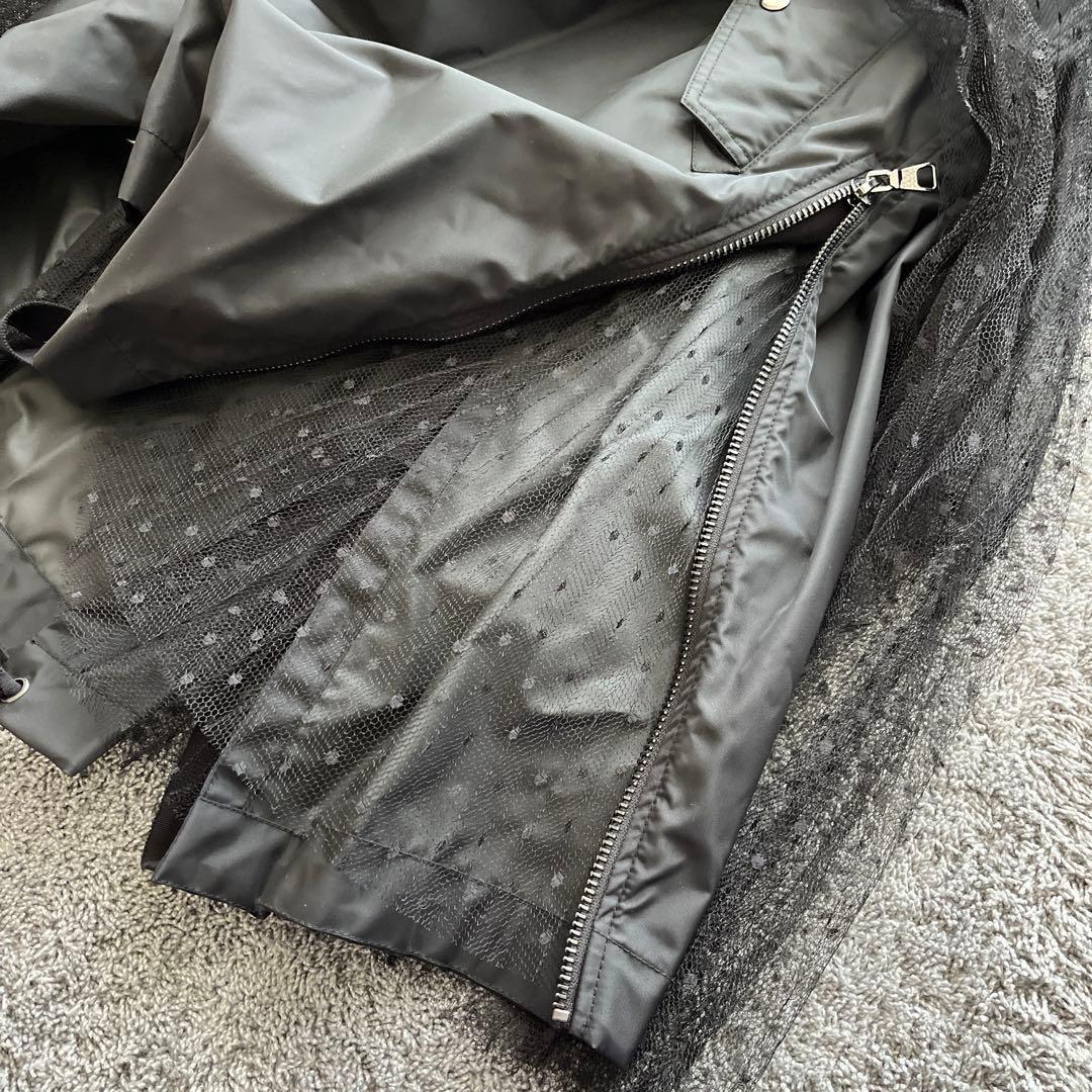 新品 RED VALENTINO レース モッズコート 2021コレクション 黒