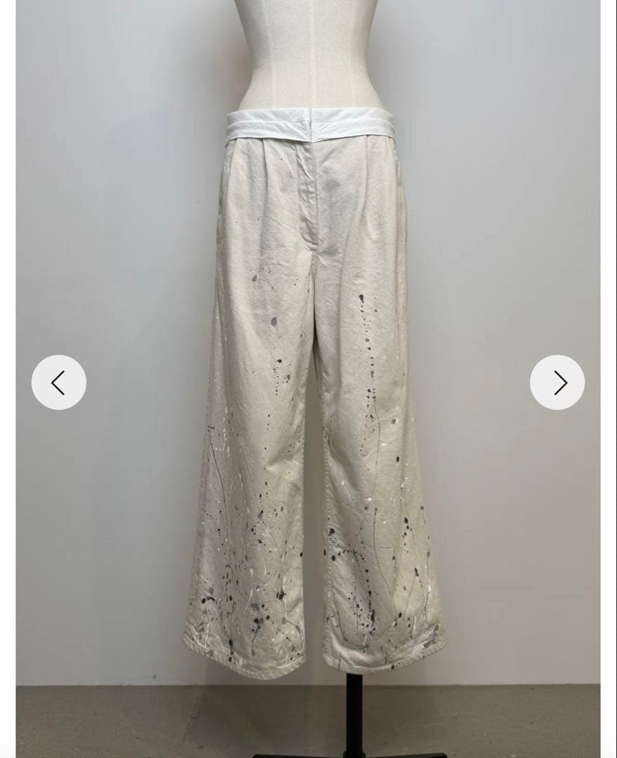 完売chieko+ チエコプラスmarveltpaintedpantsマルジェラ