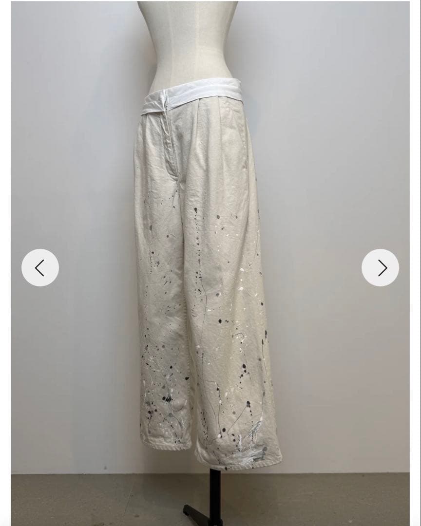 完売chieko+ チエコプラスmarveltpaintedpantsマルジェラ