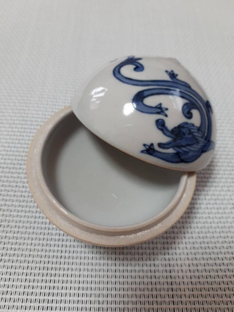 茶器/茶道具　昭阿弥作　香合　宝珠青龍