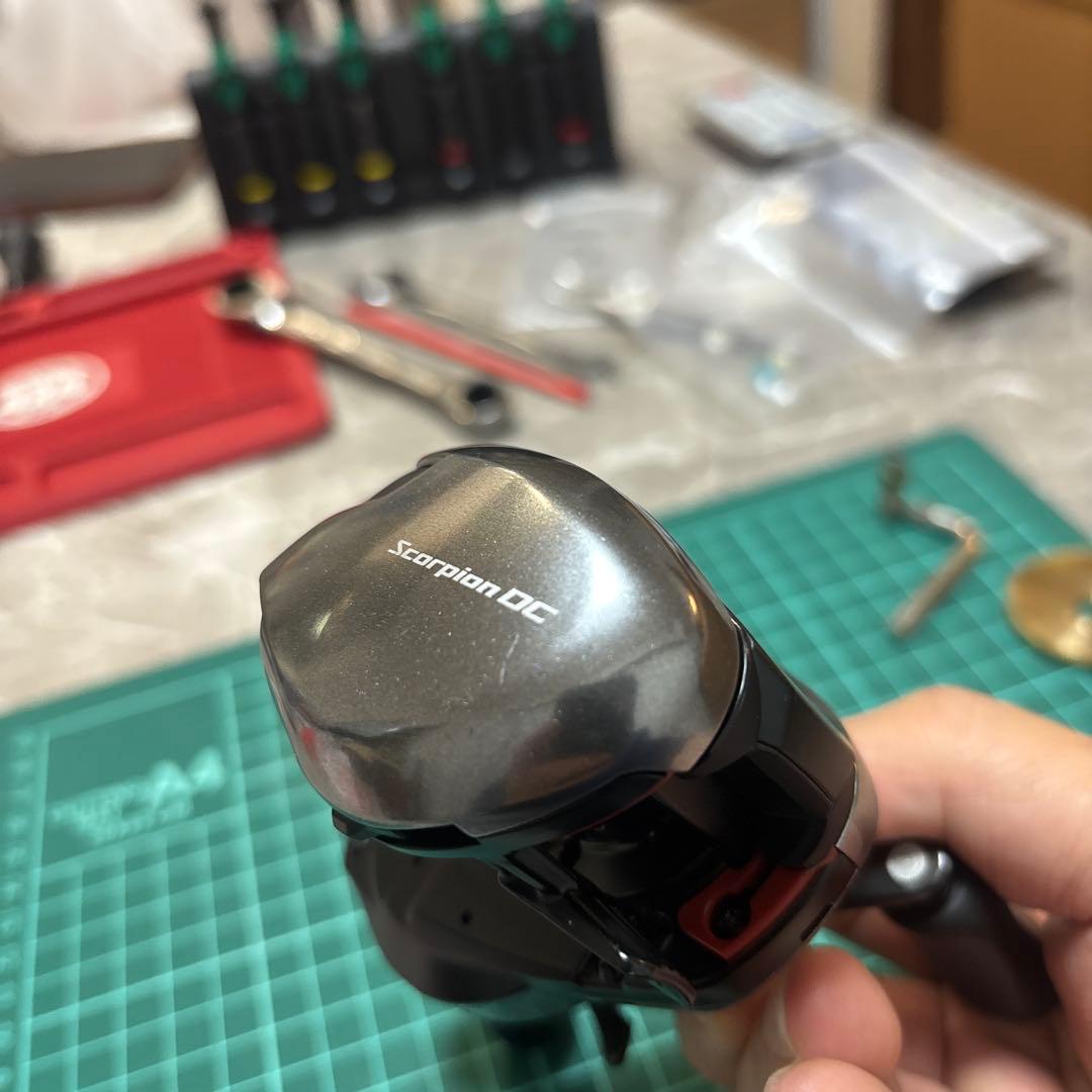 【美品】21スコーピオンDC 150XG フルベアリング&おまけ(ギア)付