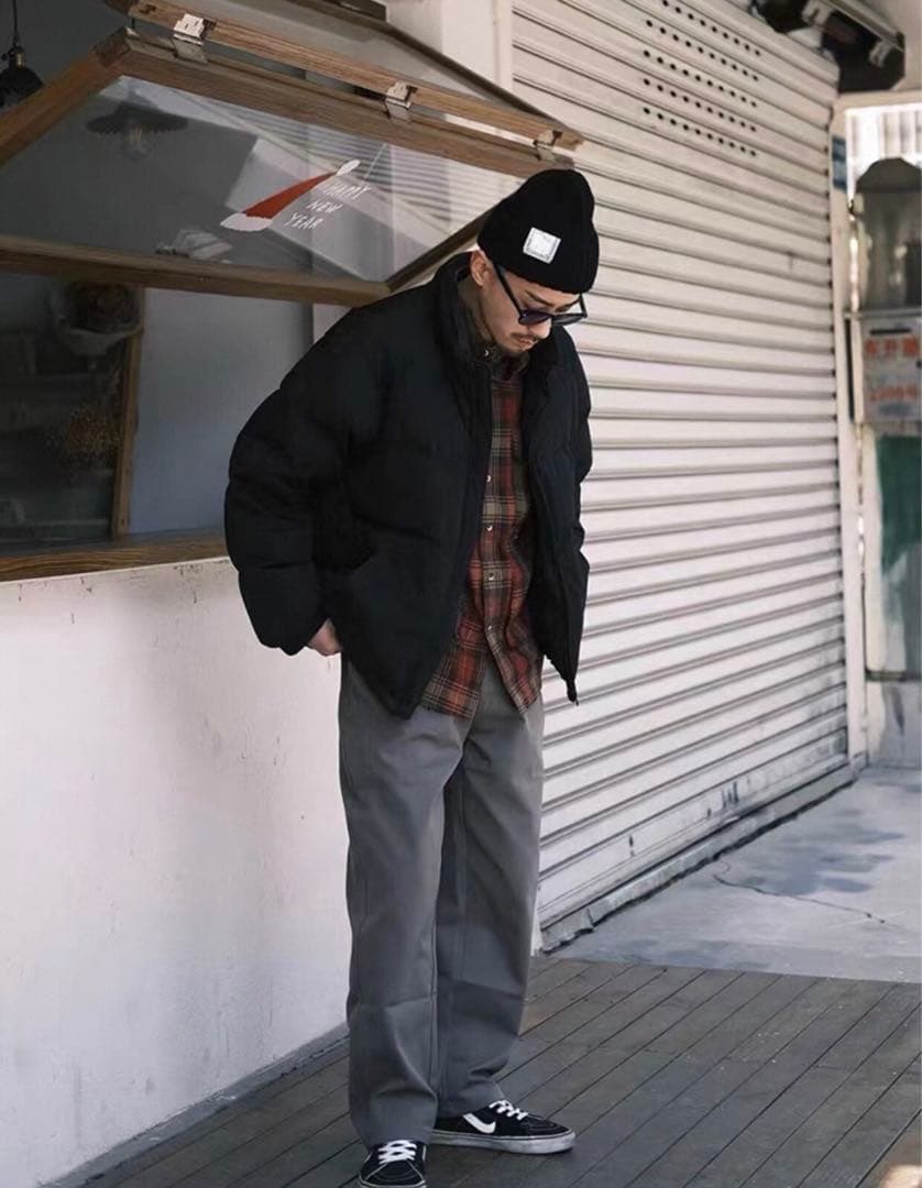 THE H.W DOG＆CO　ニット帽　黒　ブラック ビーニー 帽子 CAP