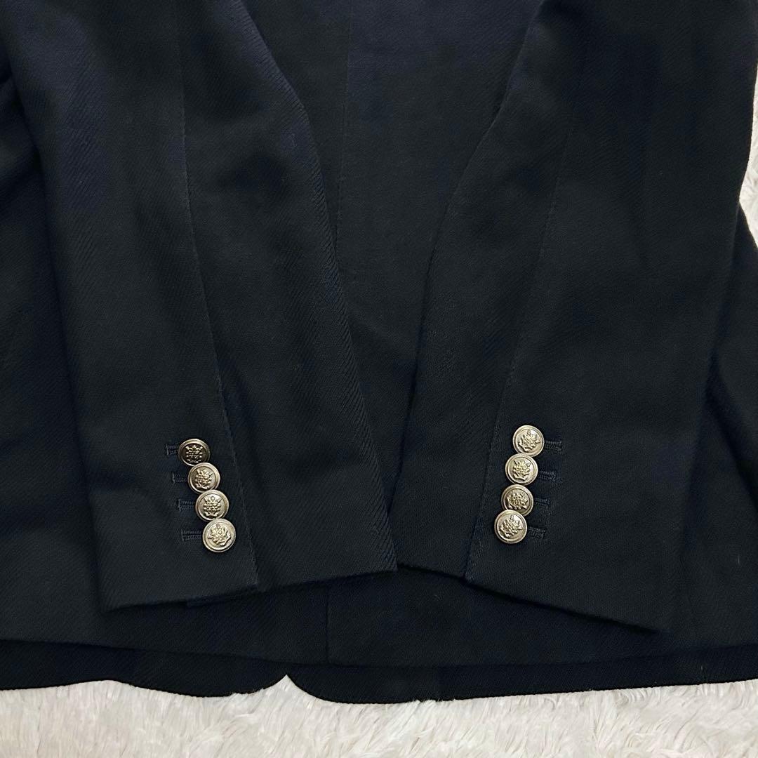 Lelian ウォッシュドカシミヤ100% 金ボタン テーラードジャケット 11