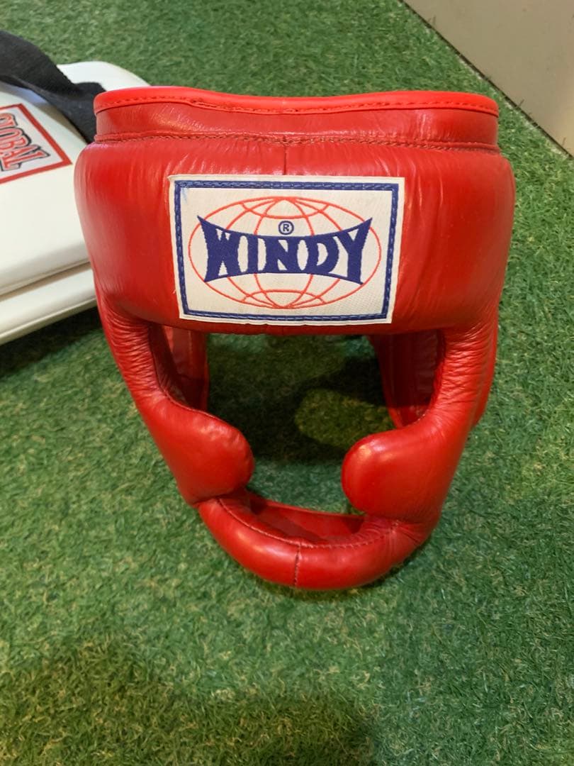 WINDY ヘッドギア レックガード　パンチングミット3点セット