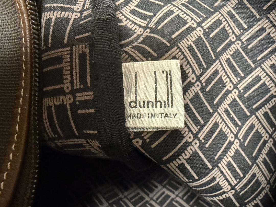 ダンヒル ボストンバッグ PVC レザー 旅行 出張 dunhill