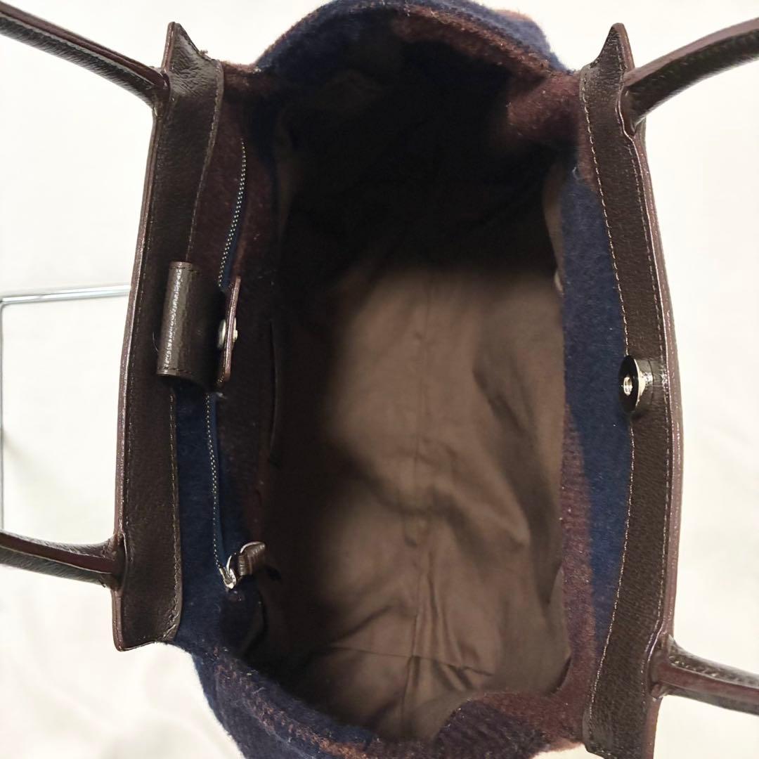 【美品】ヴィヴィアンウエストウッド ブランケットチェック ハンドバッグ 手提げ