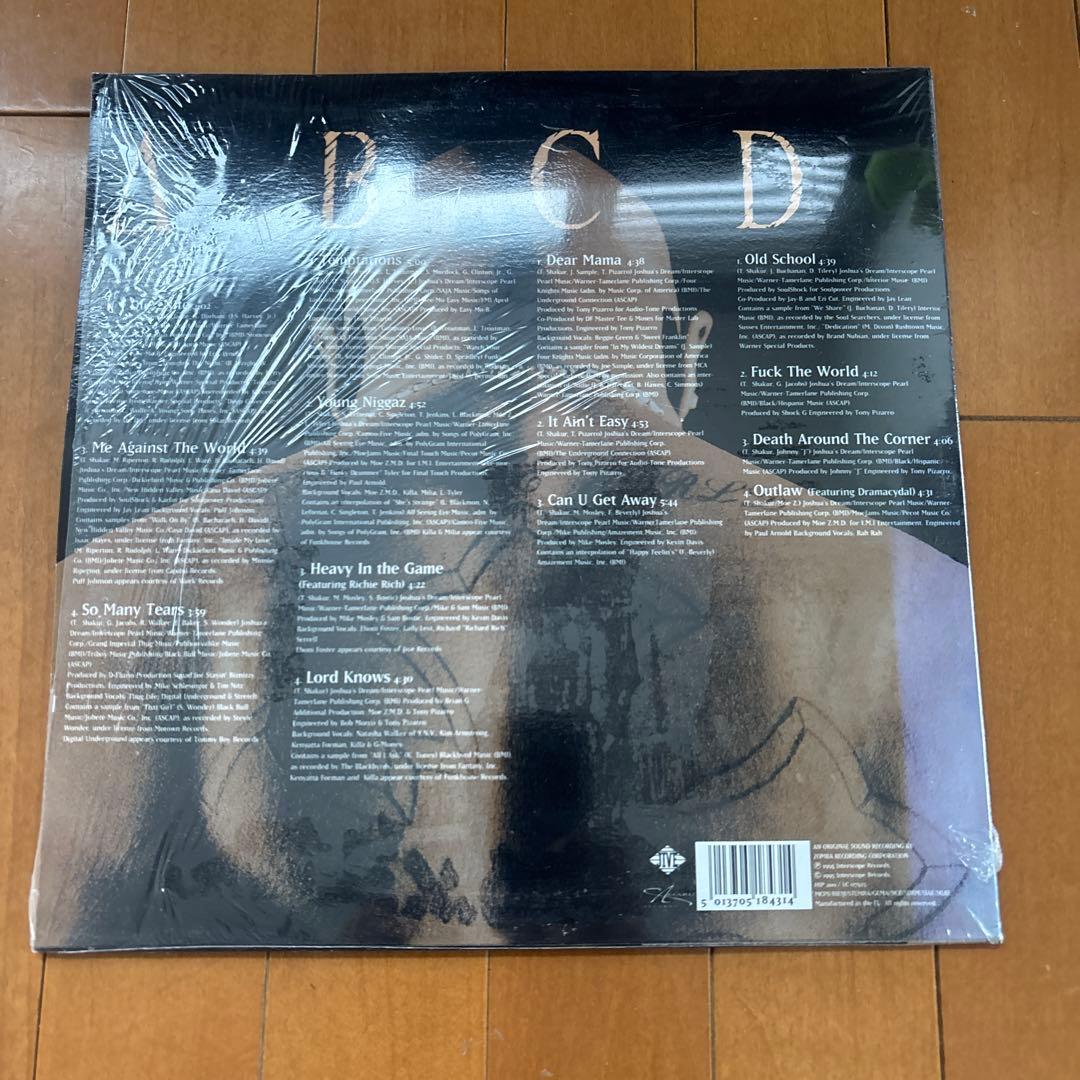 2PAC ME AGAINST THE WORLD レコード