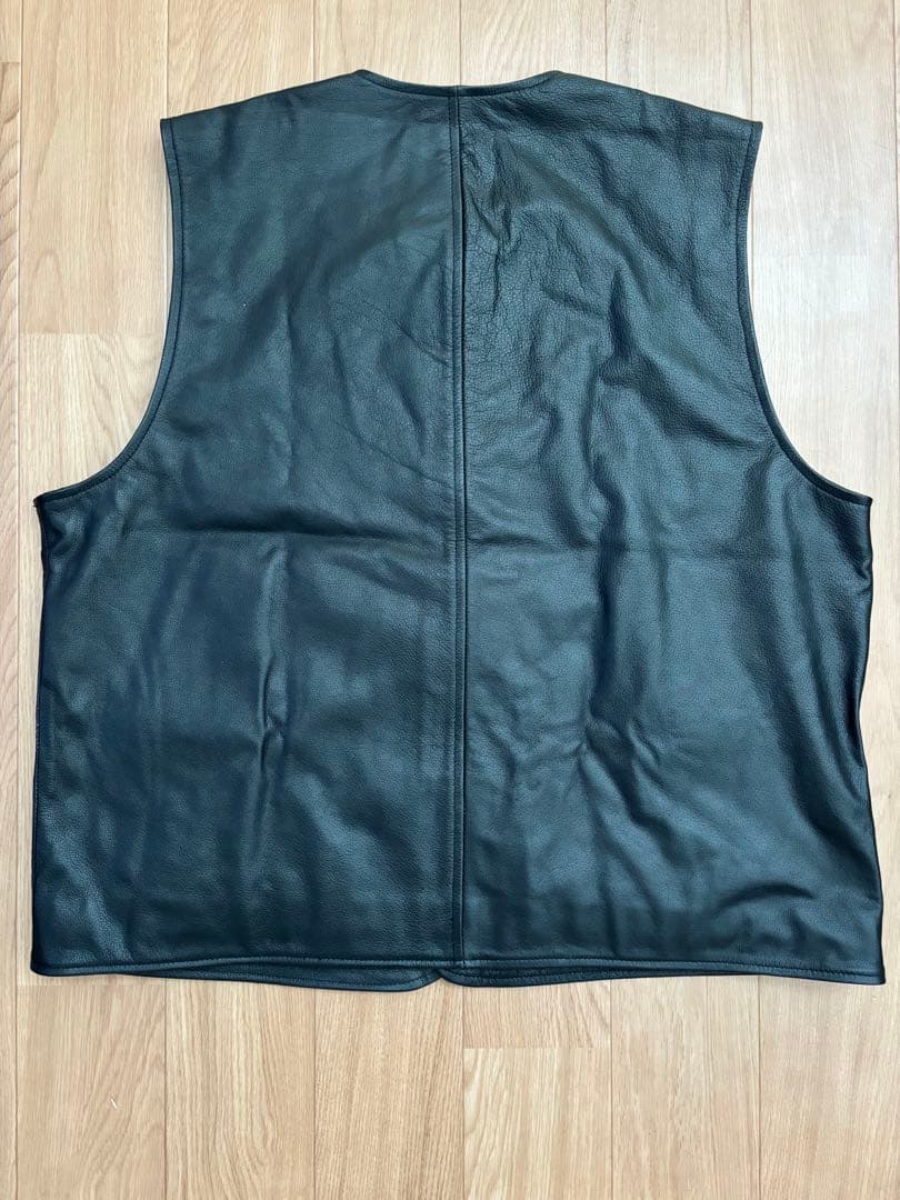 r*r様 AT-DIRTY JERKIN LEATHER VEST black
