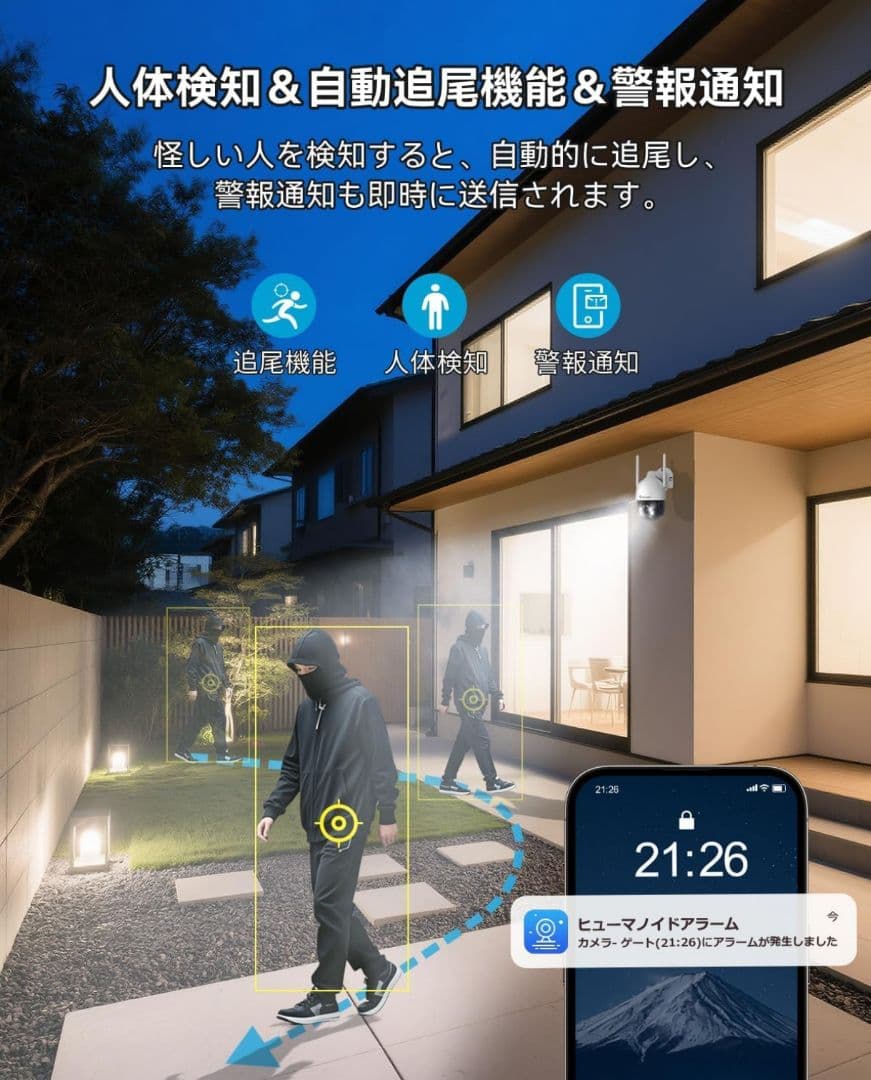 4台セット 防犯カメラ 2TBストレージ