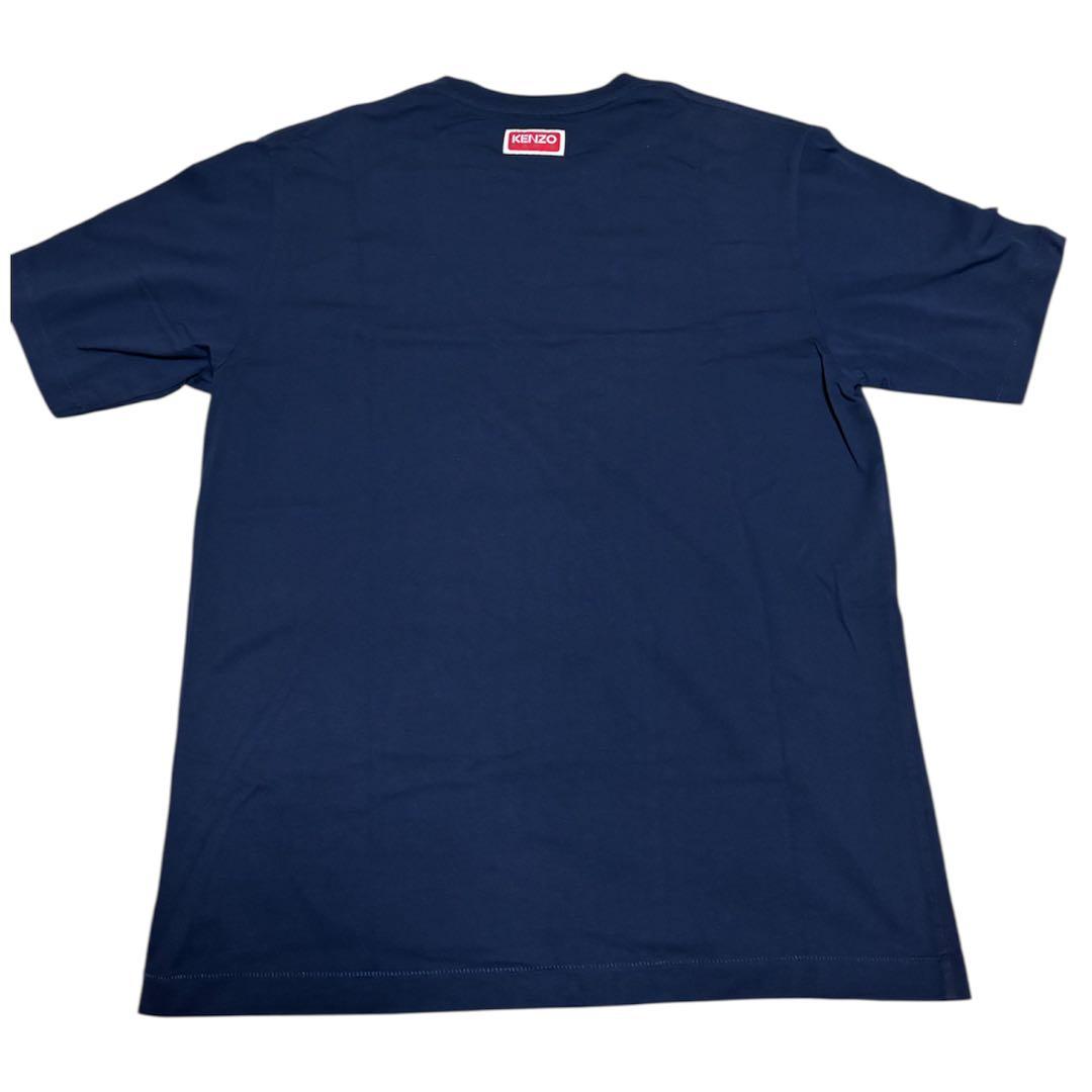 KENZO ネイビー Tシャツ 花柄　ハイビスカス　フラワー　ケンゾー
