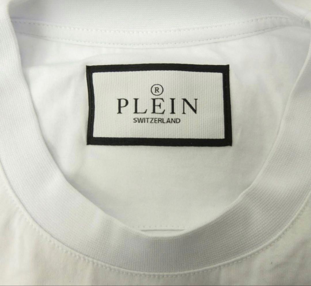 【未使用品 】フィリッププレイン Tシャツ ビジュー 半袖 XL メンズ