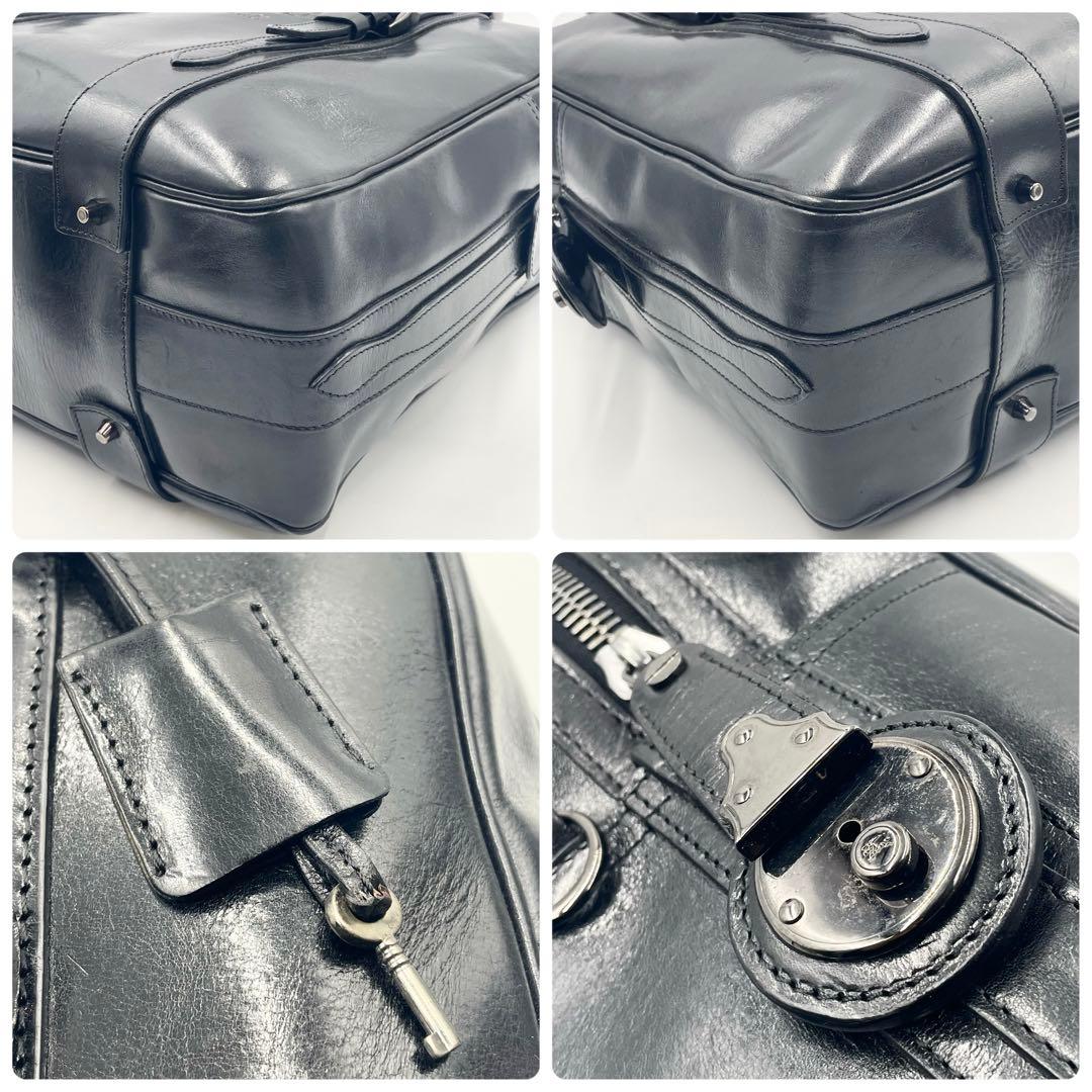 【極美品】バーバリープローサム 2way ボストンバッグ ビッグホースロゴ 希少