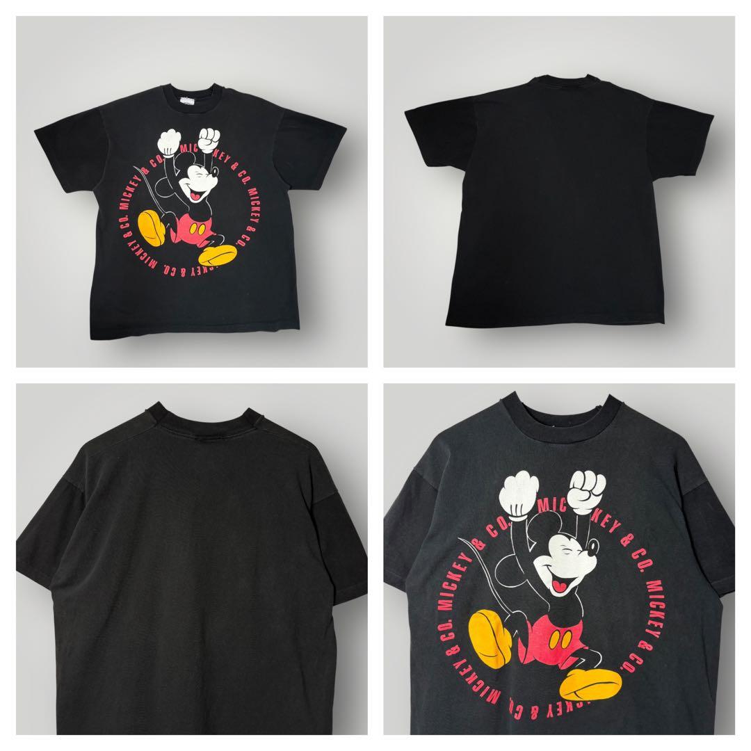 90s 初期Disney Mickey & Co ミッキー ヴィンテージTシャツ