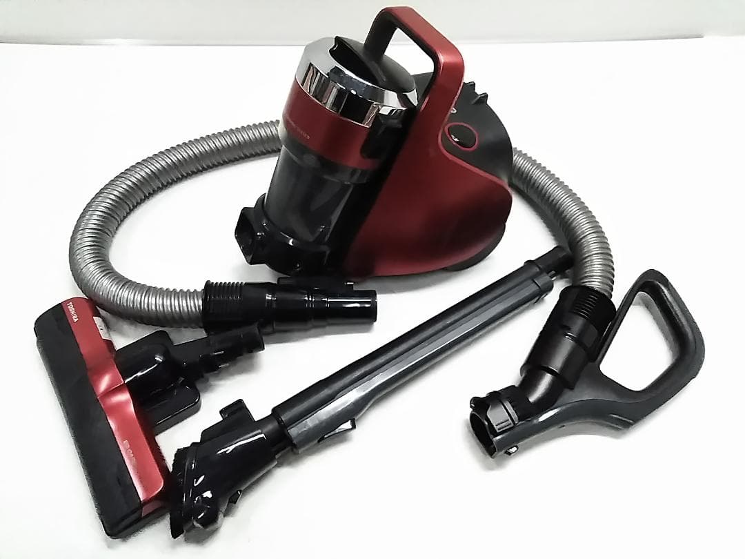 東芝 サイクロン 掃除機 トルネオV VC-JS5000(R) 2017年製 ★