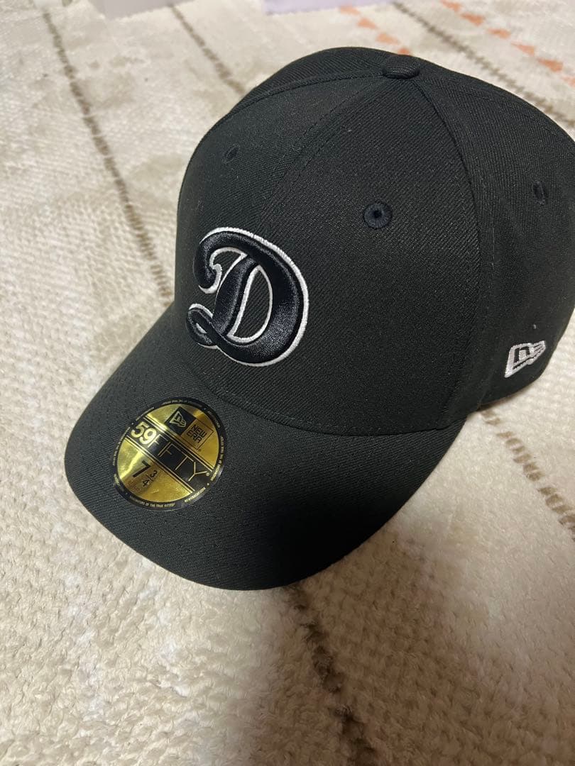 New Era 59FIFTY ブラックキャップ 7 3/4(61.5cm)
