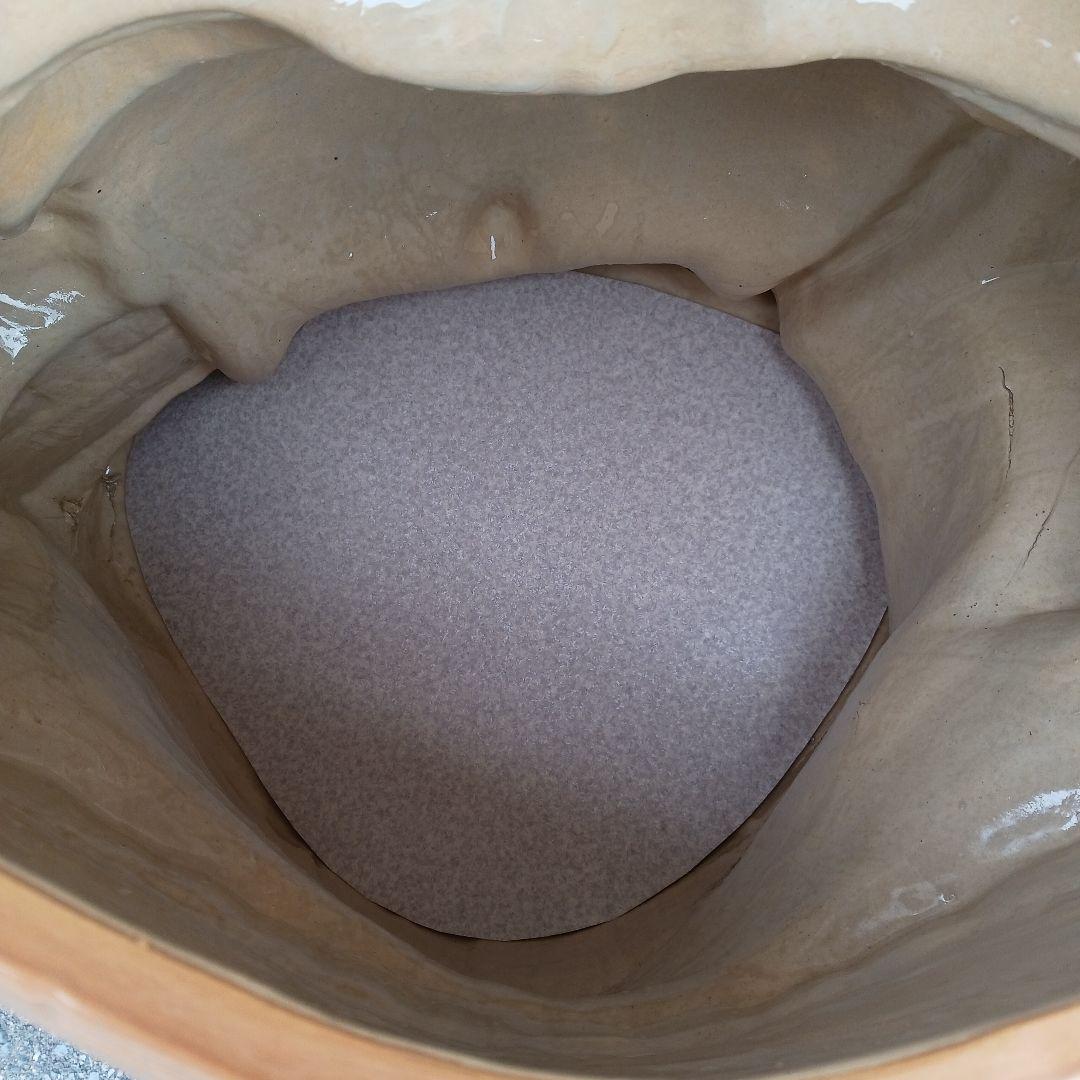 新品　陶器　傘立て　タヌキ　大型　難有　縁起物　オブジェ　置物　和風食堂　業務用