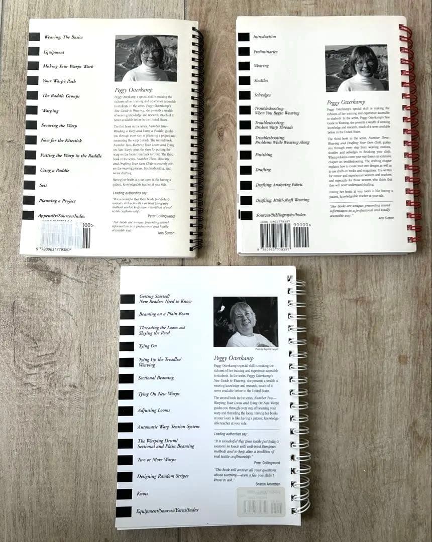 洋書　手織りの技法書　3冊　Peggy Osterkamp
