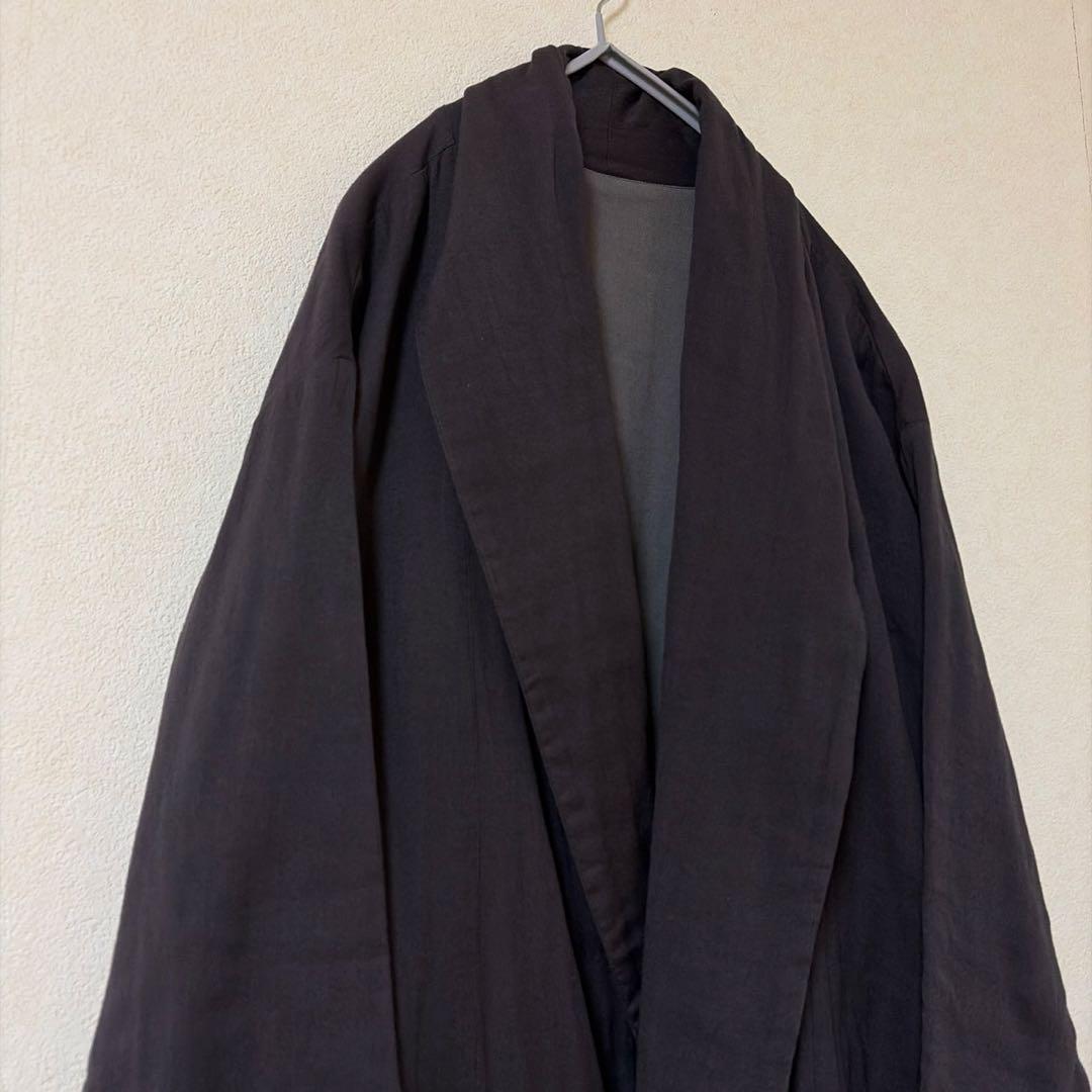 美品 sisam シサム工房 ダブルガーゼ 2wayローブ