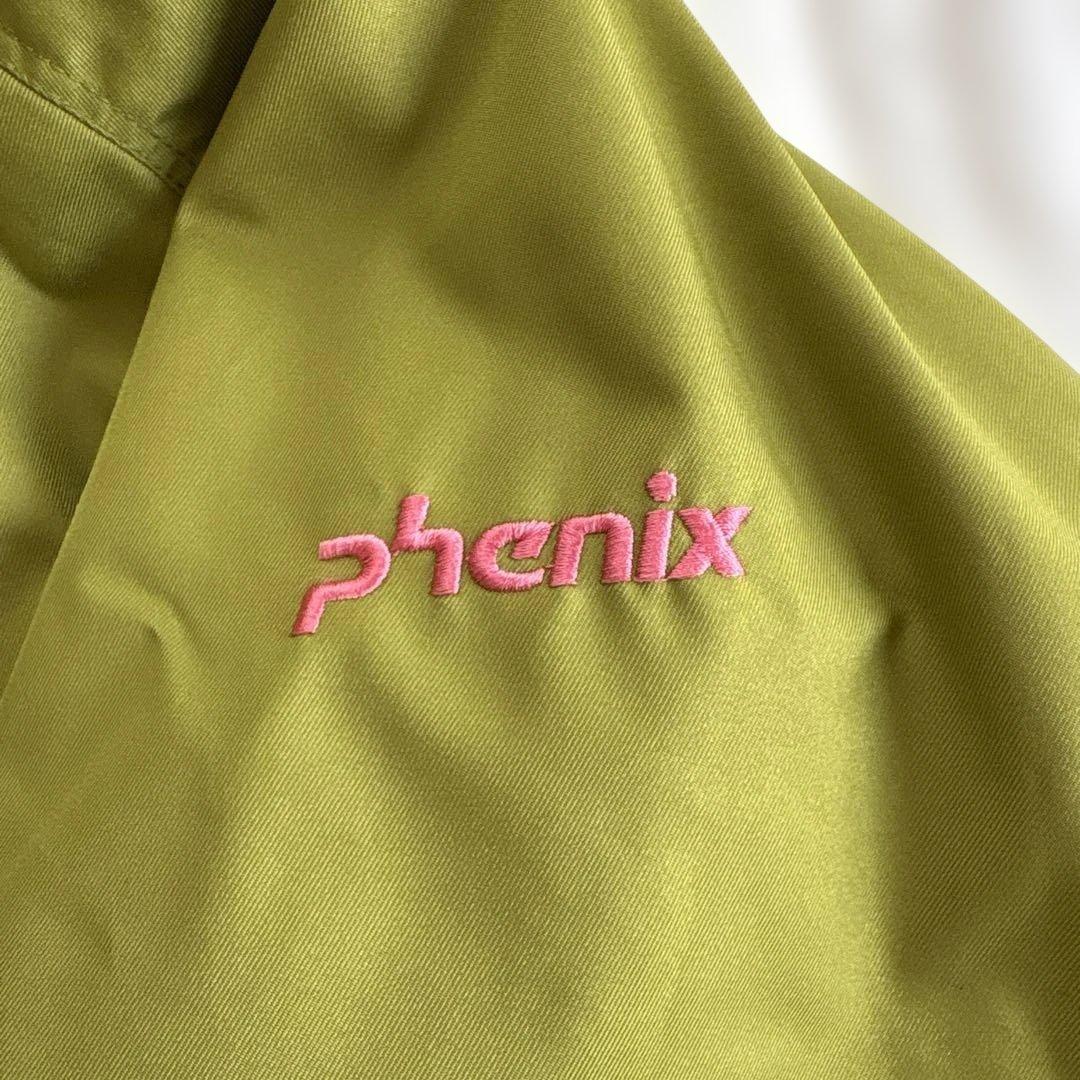 【美品】phenix子供用スキーウェアセット オリーブグリーン　140cm
