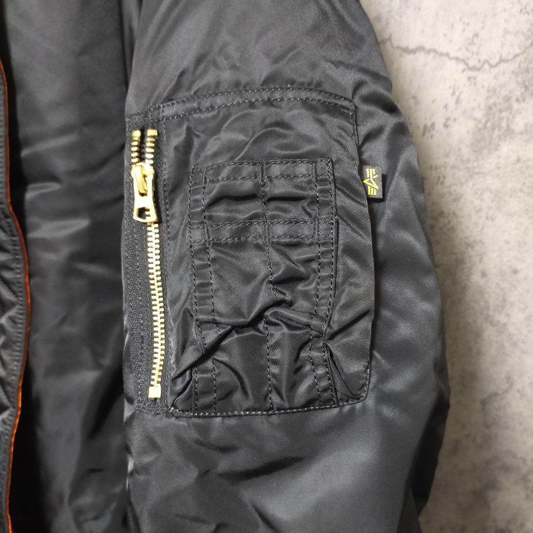 【美品】(XL) アルファ MA-1 フライトジャケット ブラッドチット