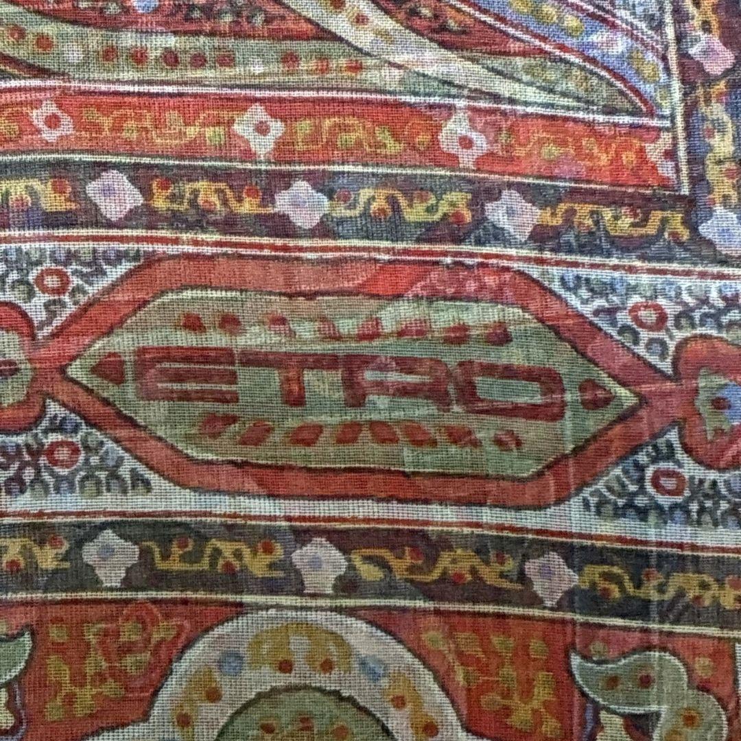 新品・未使用品★ETRO エトロ シルク100% 大判ストール スカーフ