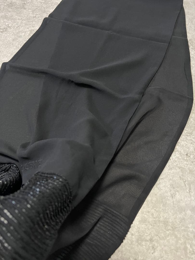 ロエベ ストール LOEWE 黒