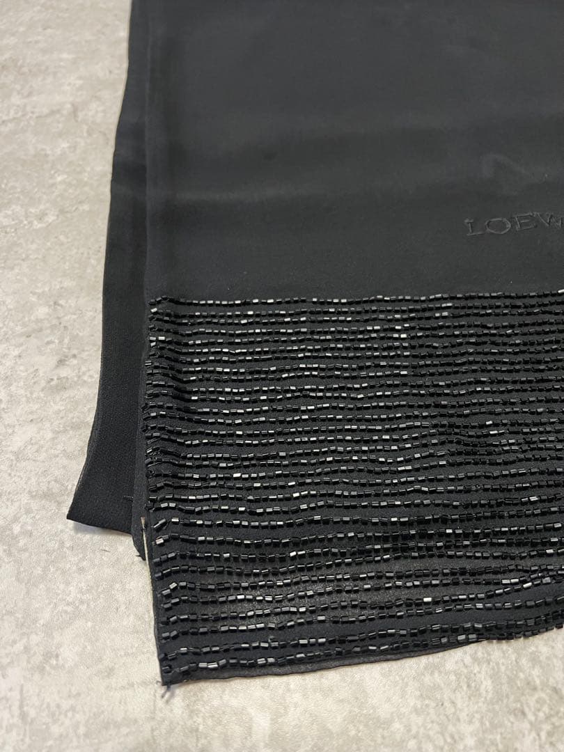 ロエベ ストール LOEWE 黒