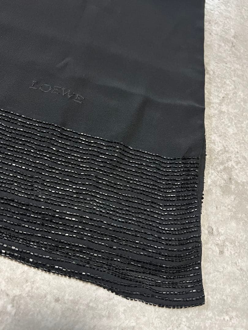 ロエベ ストール LOEWE 黒