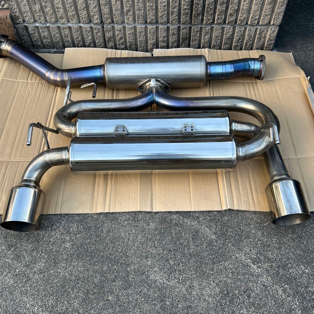 Z34フェアレディZ　アミューズ　フルチタンマフラー