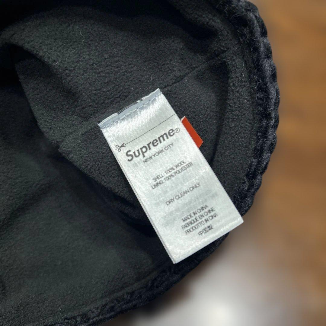 帽子 Supreme Crochet Beanie \"BLACK\"