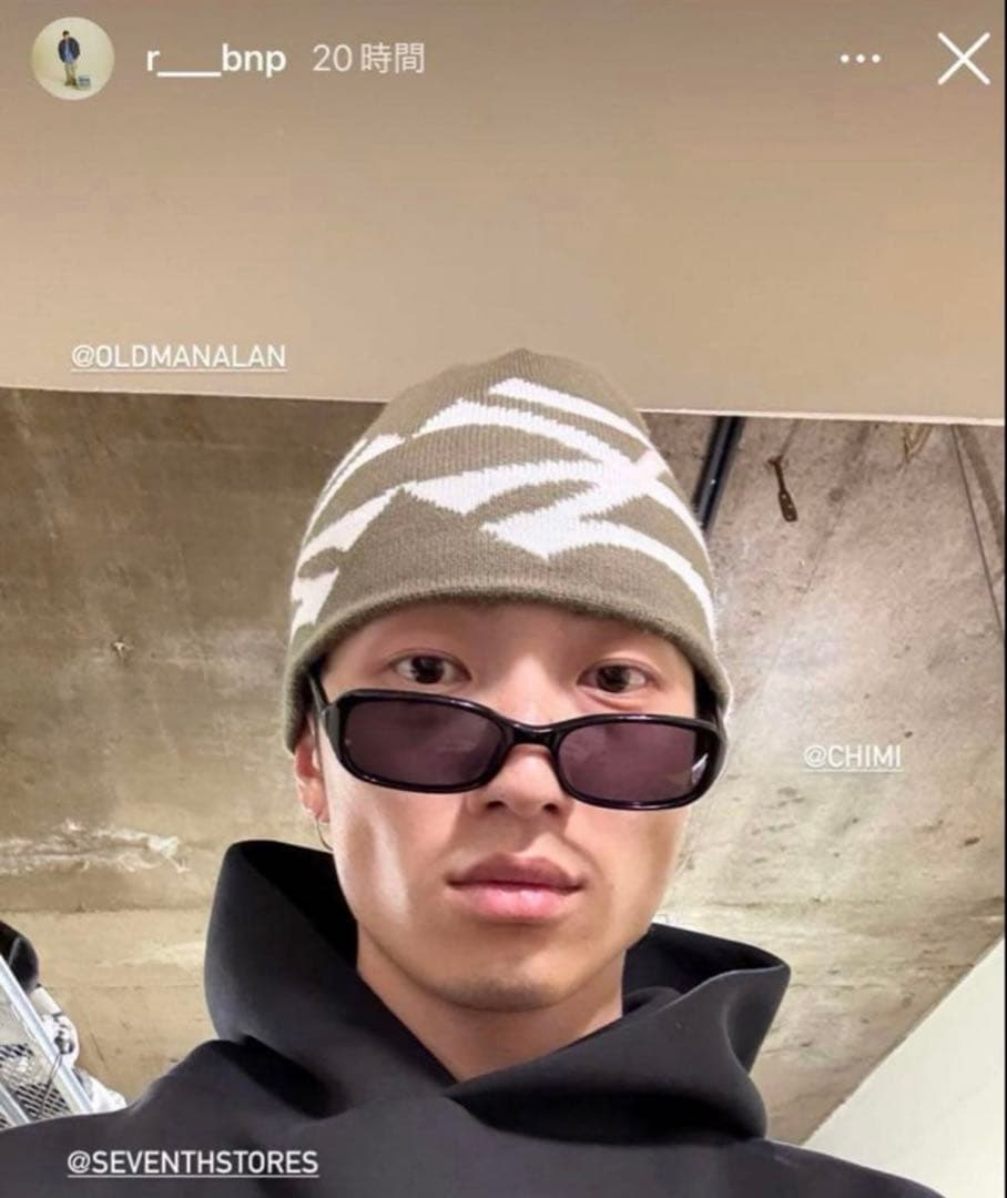 【新品】oma ニット帽 ビーニー NY SKULL CAP ブラック