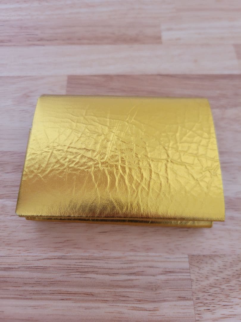 新品　タグ付き　MARROW　マロウ　ゴールド　COMPACT WALLET