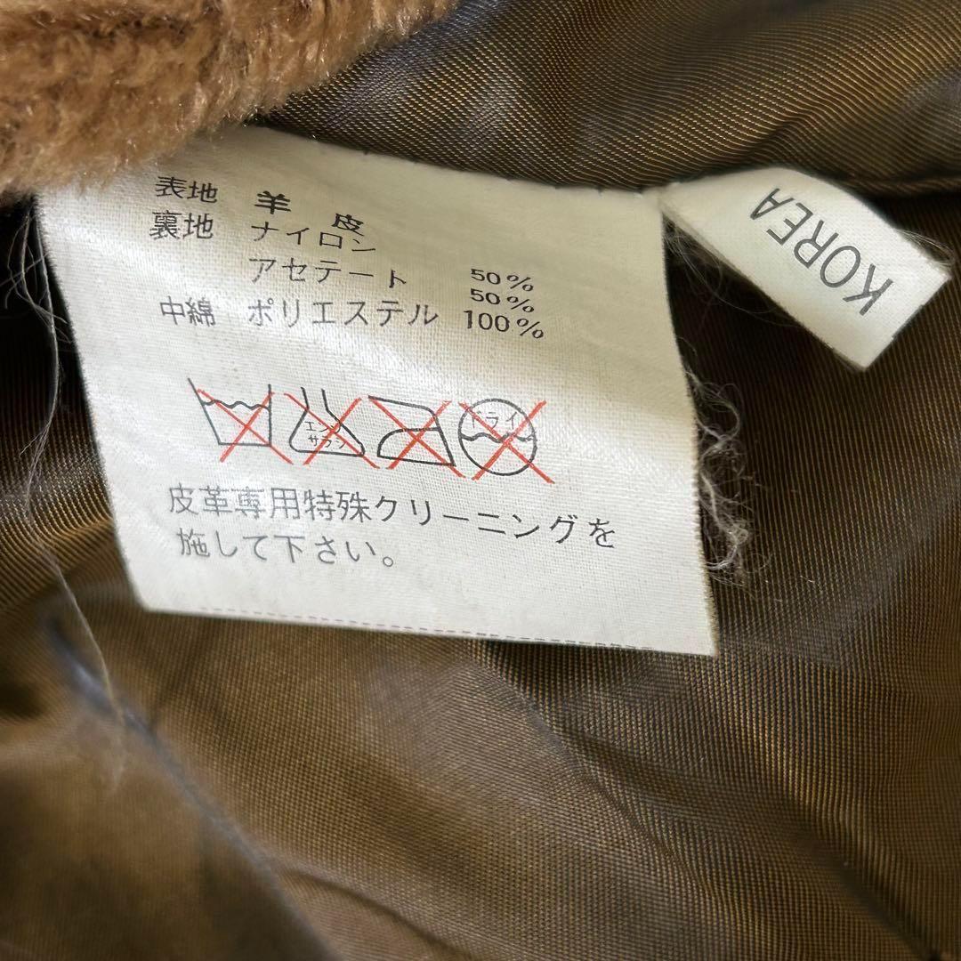 高級 ラムレザー G-1 フライトジャケット ライナー 本革 XL 柔らかい 茶