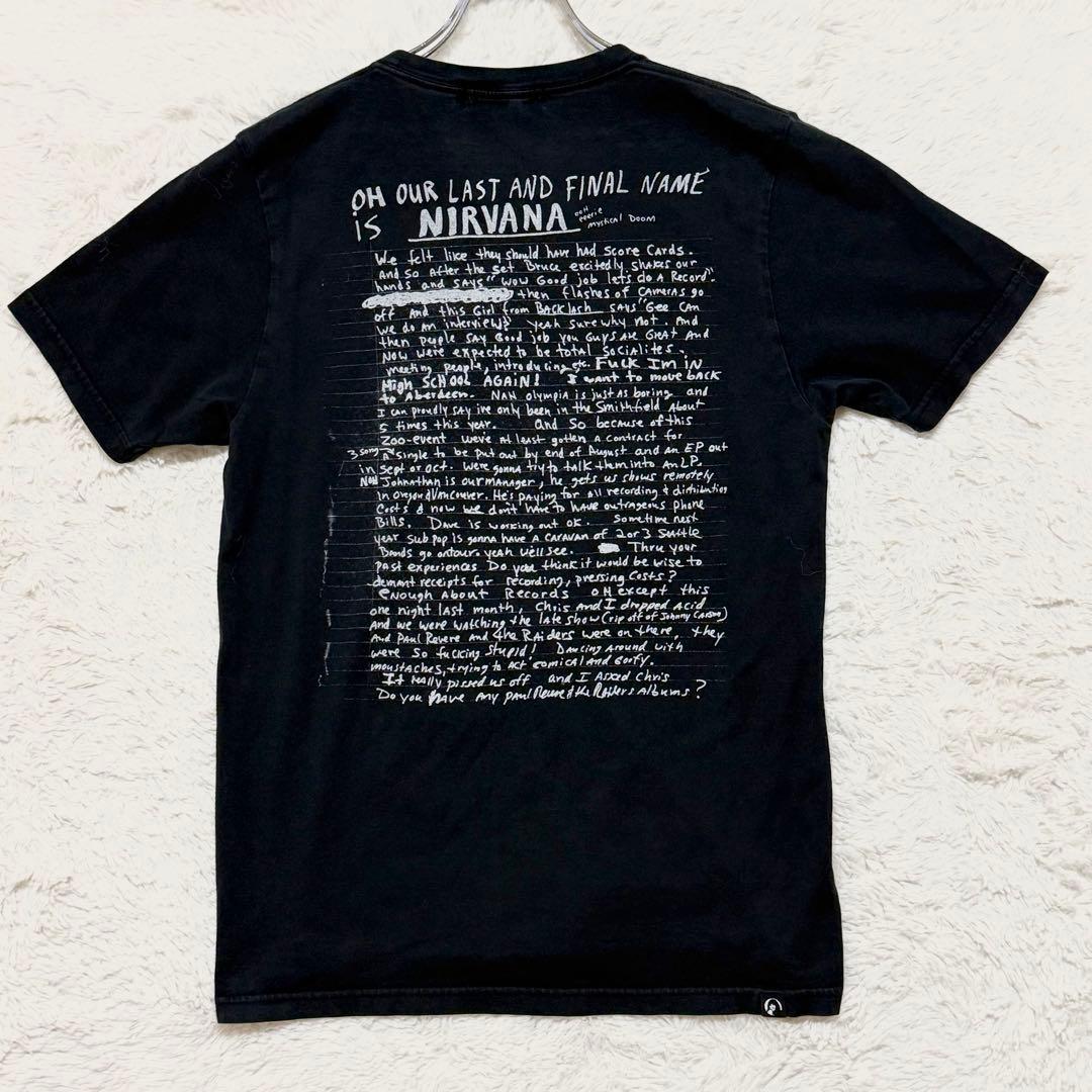 ヒステリックグラマー カートコバーン Tシャツ 両面プリント M ブラック