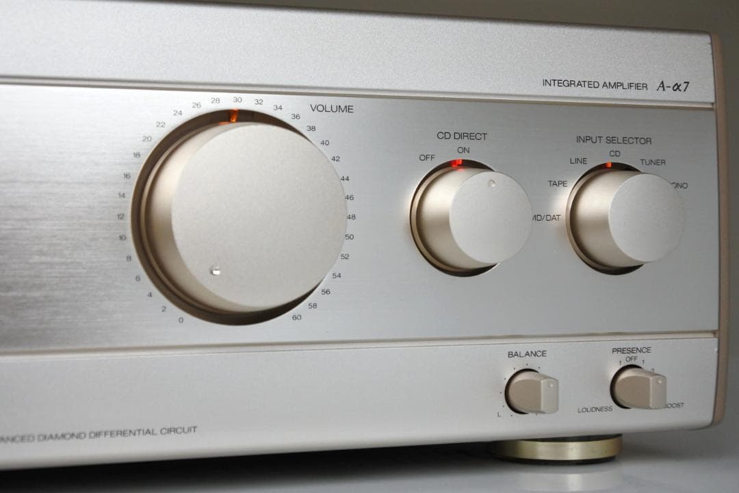SANSUI A-α7　インテグレーテッドアンプ　オーバーホール製品　正常動作品