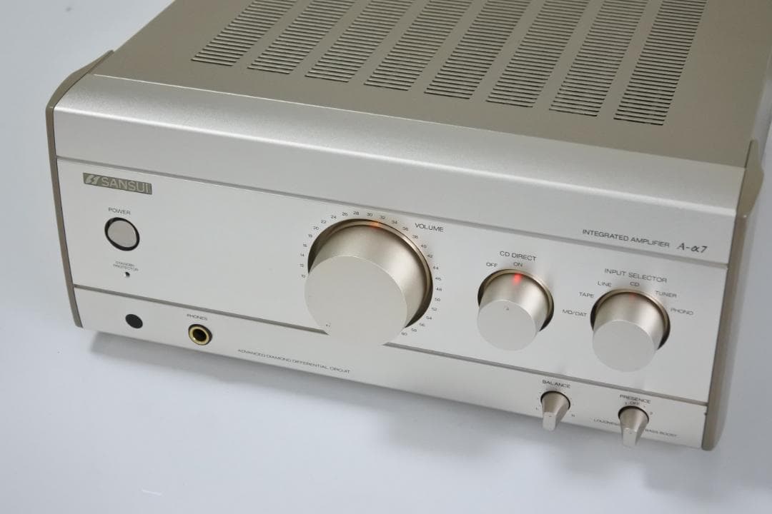 SANSUI A-α7　インテグレーテッドアンプ　オーバーホール製品　正常動作品