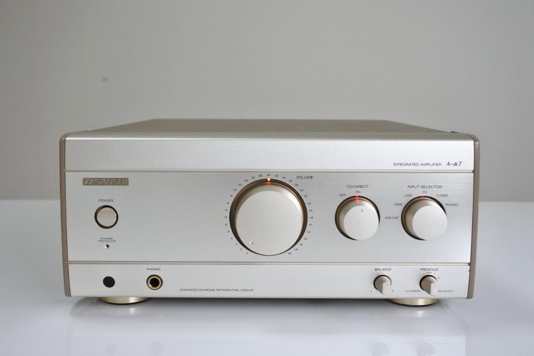 SANSUI A-α7　インテグレーテッドアンプ　オーバーホール製品　正常動作品