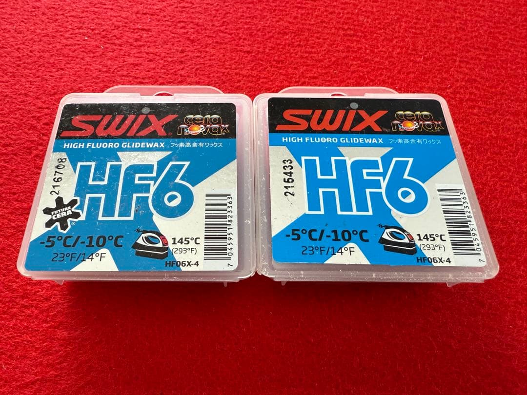 【新品ラスト1セット】SWIX HF6 スキーワックス 2個セット