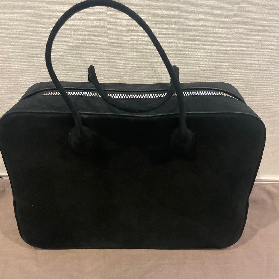 boutique 310 メゾンカナウ　ボックスボストン　スエード　L
