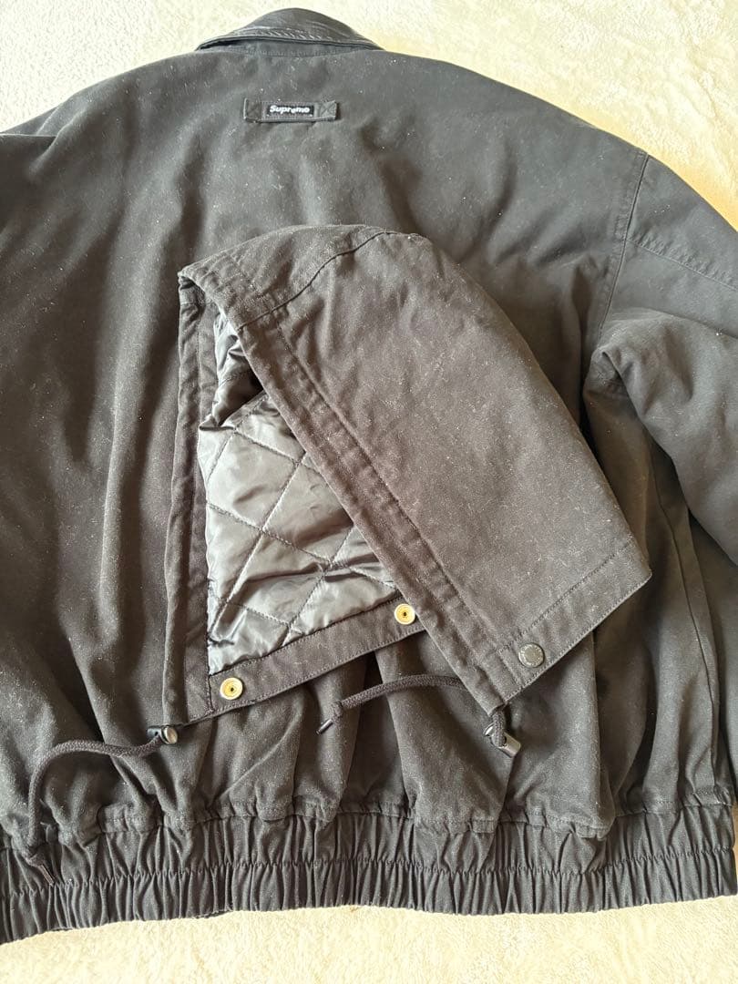ジャケット・アウター Supreme leather collar utility jacket
