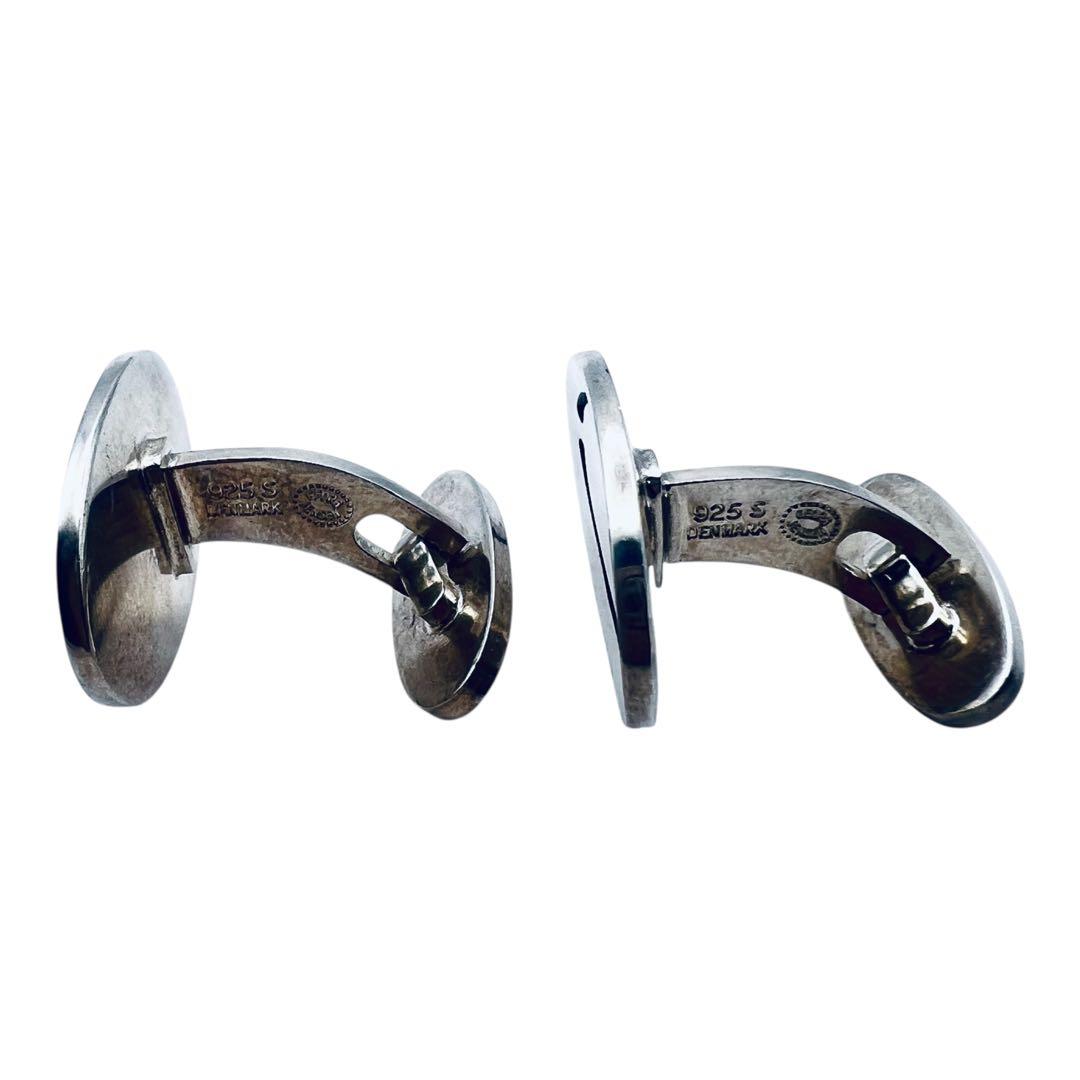 美品　ジョージジェンセン　75A カフリンクス　カフス　シルバー