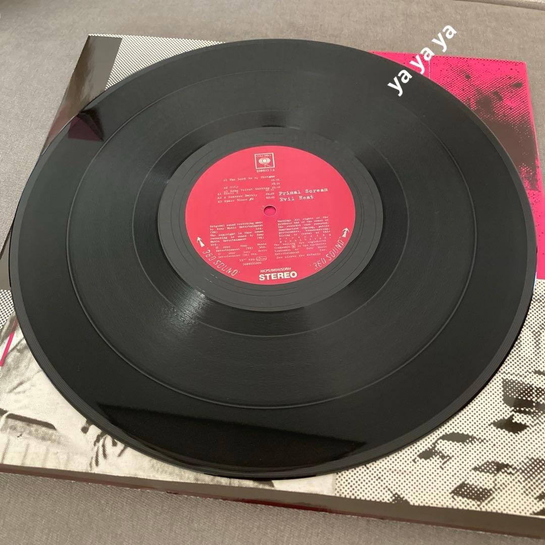 【匿名配送】Primal Scream Evil Heat 2LP レコード