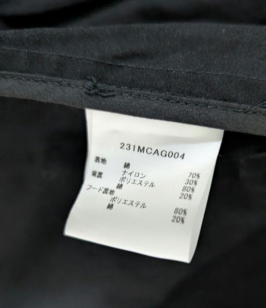 Barbour ブラック ナイロンフードコート 38 M