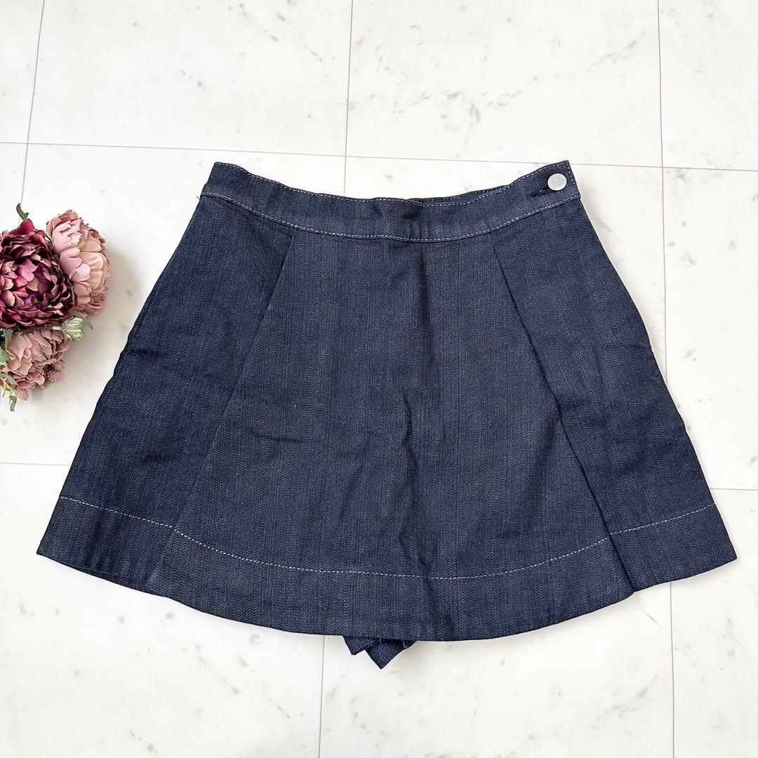 極美品❤️ヴィヴィアンウエストウッド　キュロット　デニム　オーブ　L