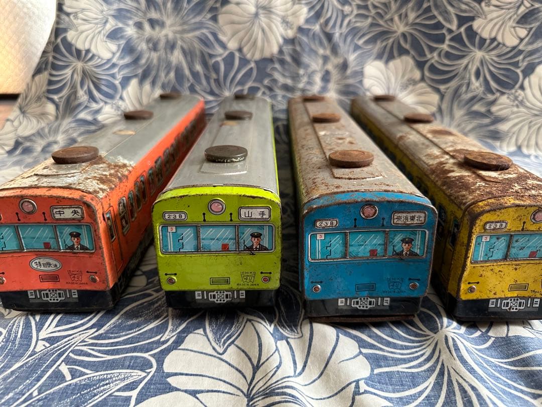 イチコー　ブリキ　昭和玩具　鉄道の日